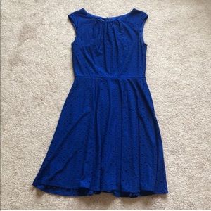 Cobalt blue dress
